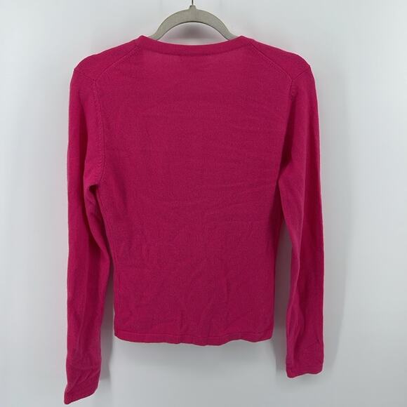 Michael Kors cashmere blend V neck button up cardigan knit sweater sz S - Picture 6 of 6